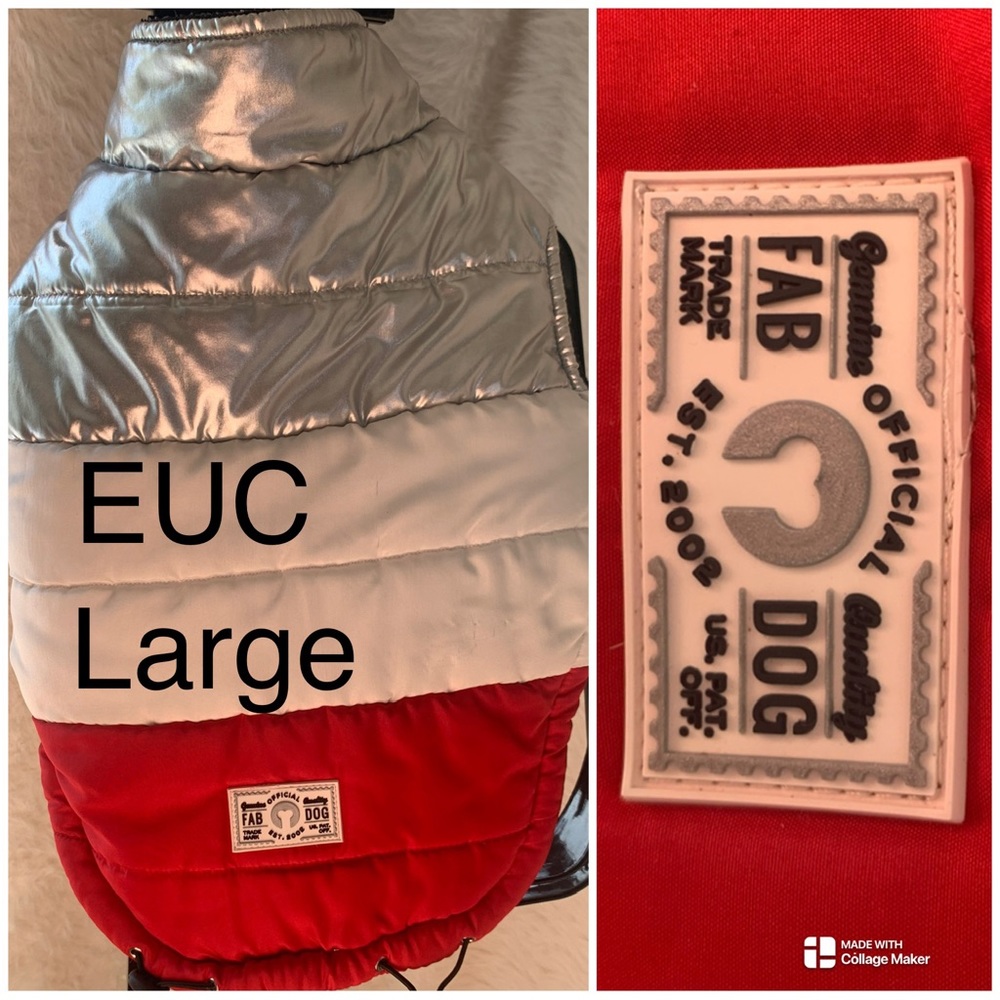 2/$25⭐️ M/L COAT 🐩, ⭐️ QUALITY & CLEAN 🧼 Coat 🧥 4 ur fur baby.
